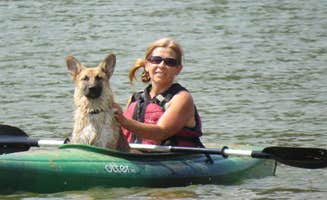 Tammy H.'s photo of camping with pets at Tannery near Whiskeytown National Recreation Area
