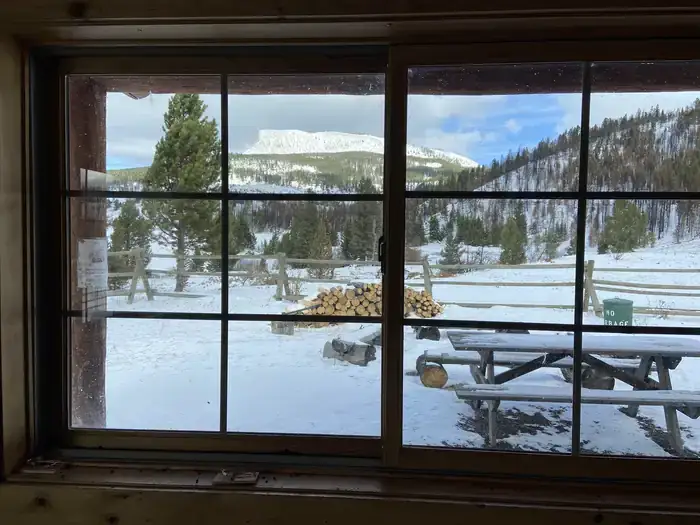Camper-submitted photo at Crandall Creek Cabin near Martinsdale, MT