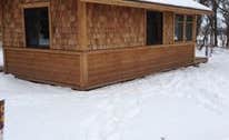 Jen A.'s photo of a cabin at Oak Woods Campground — Lake Shetek State Park near Lake Benton, MN