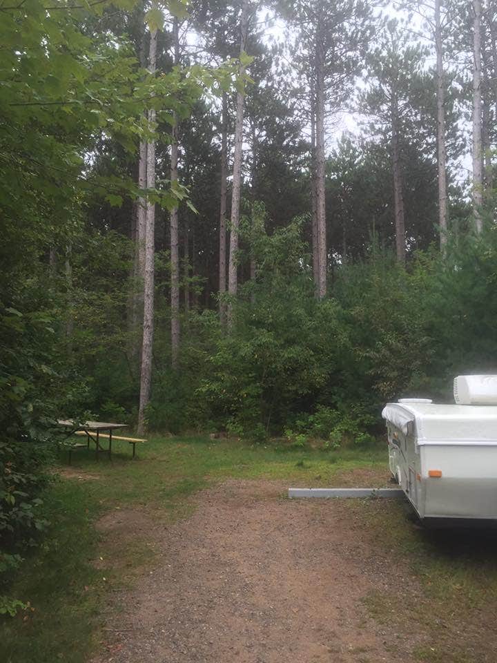 Jen A.'s photo of rv camping at Lake Wissota State Park Campground near Fall Creek, WI