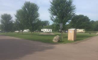 Jen A.'s photo of glamping accommodations at memoirs park near Burt, IA