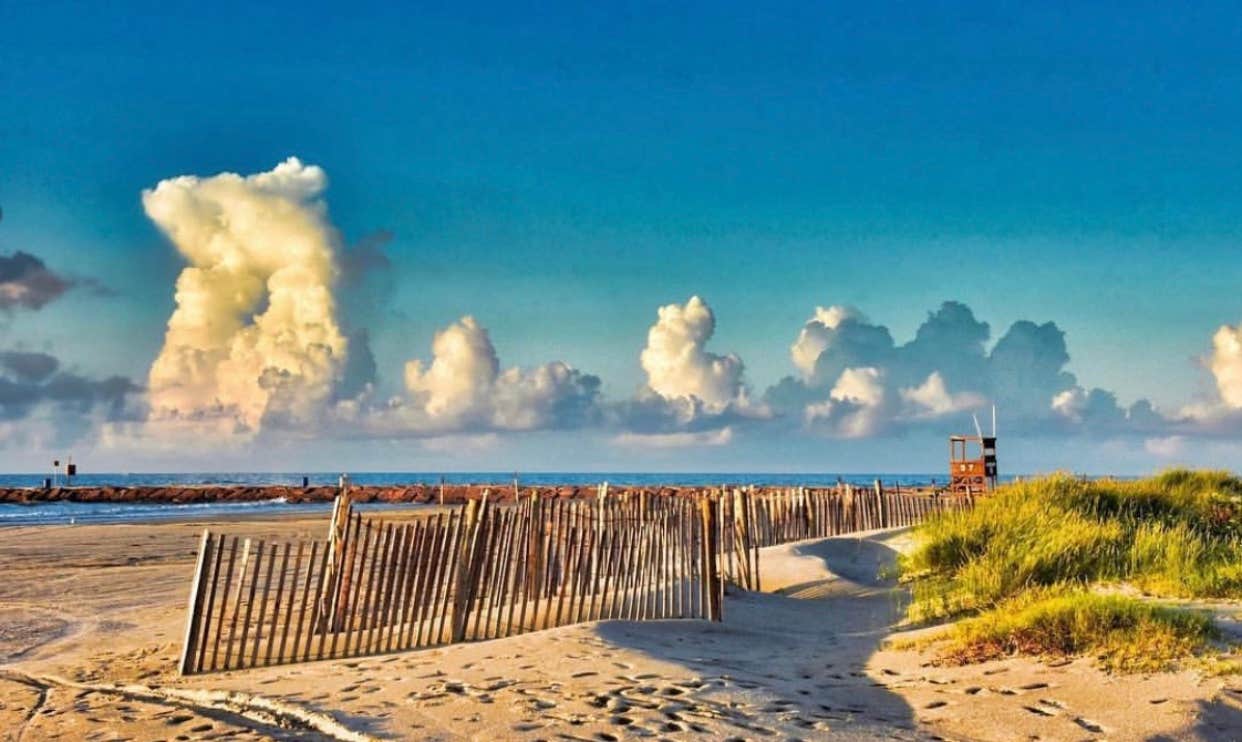 Beach in Galveston