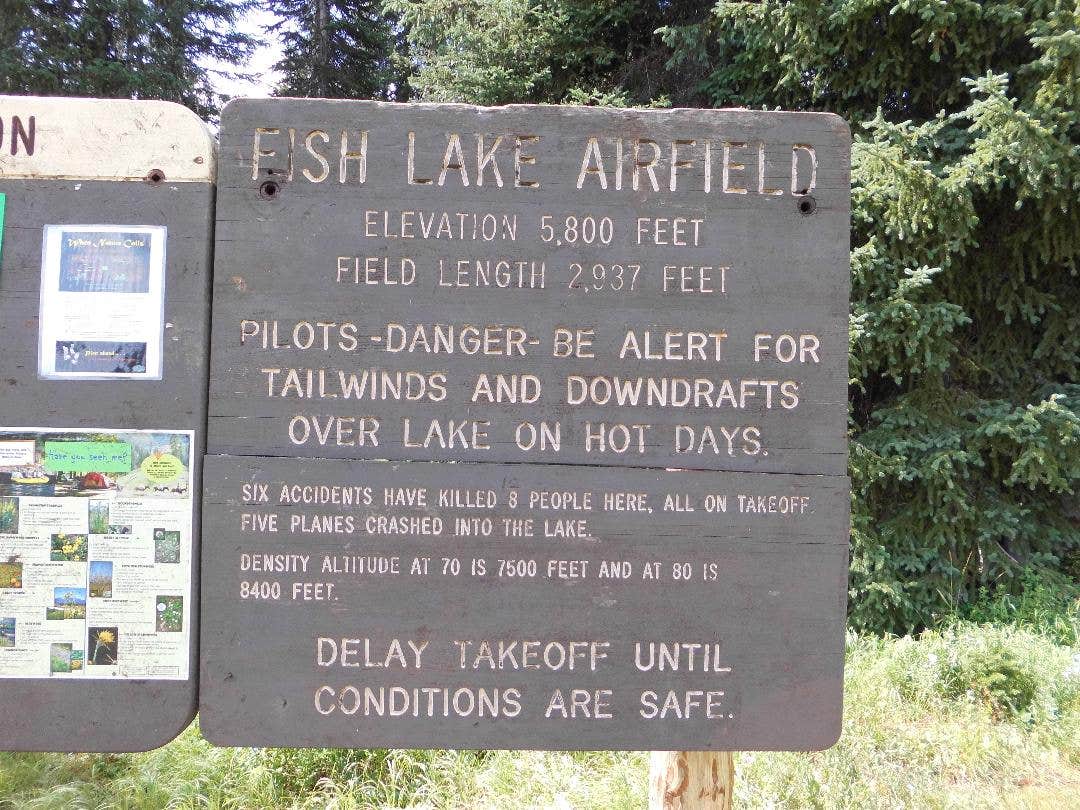 Camper-submitted photo at Fish Lake Trailhead near Superior, MT