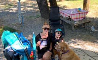 Kathleen D.'s photo of camping with pets at Giant Redwoods RV & Cabin Destination near King Range National Conservation Area