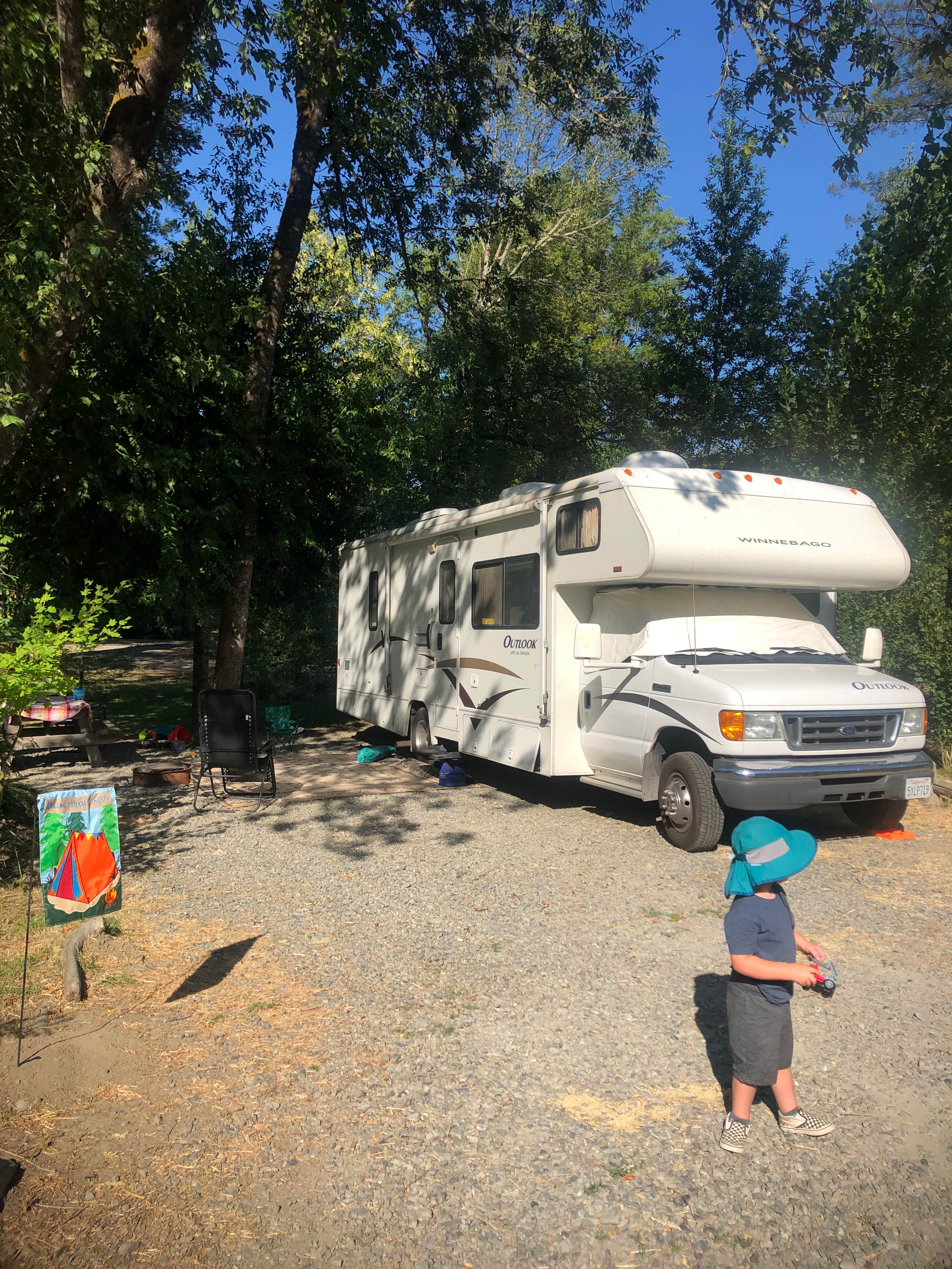 Kathleen  D.'s photo of rv camping at Giant Redwoods RV & Cabin Destination near Piercy, CA