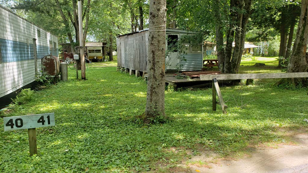 Jean C.'s photo of glamping accommodations at Plymouth Sands Camping Area near Dorchester, NH
