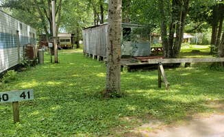 Jean C.'s photo of glamping accommodations at Plymouth Sands Camping Area near Hill, NH