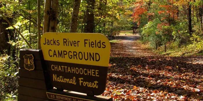 Camper submitted image from Jacks River Fields Campground — Chattahoochee Oconee National Forest