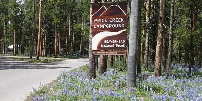 Camper submitted image from Price Creek Campground (Mt) — Beaverhead Deerlodge National Forest