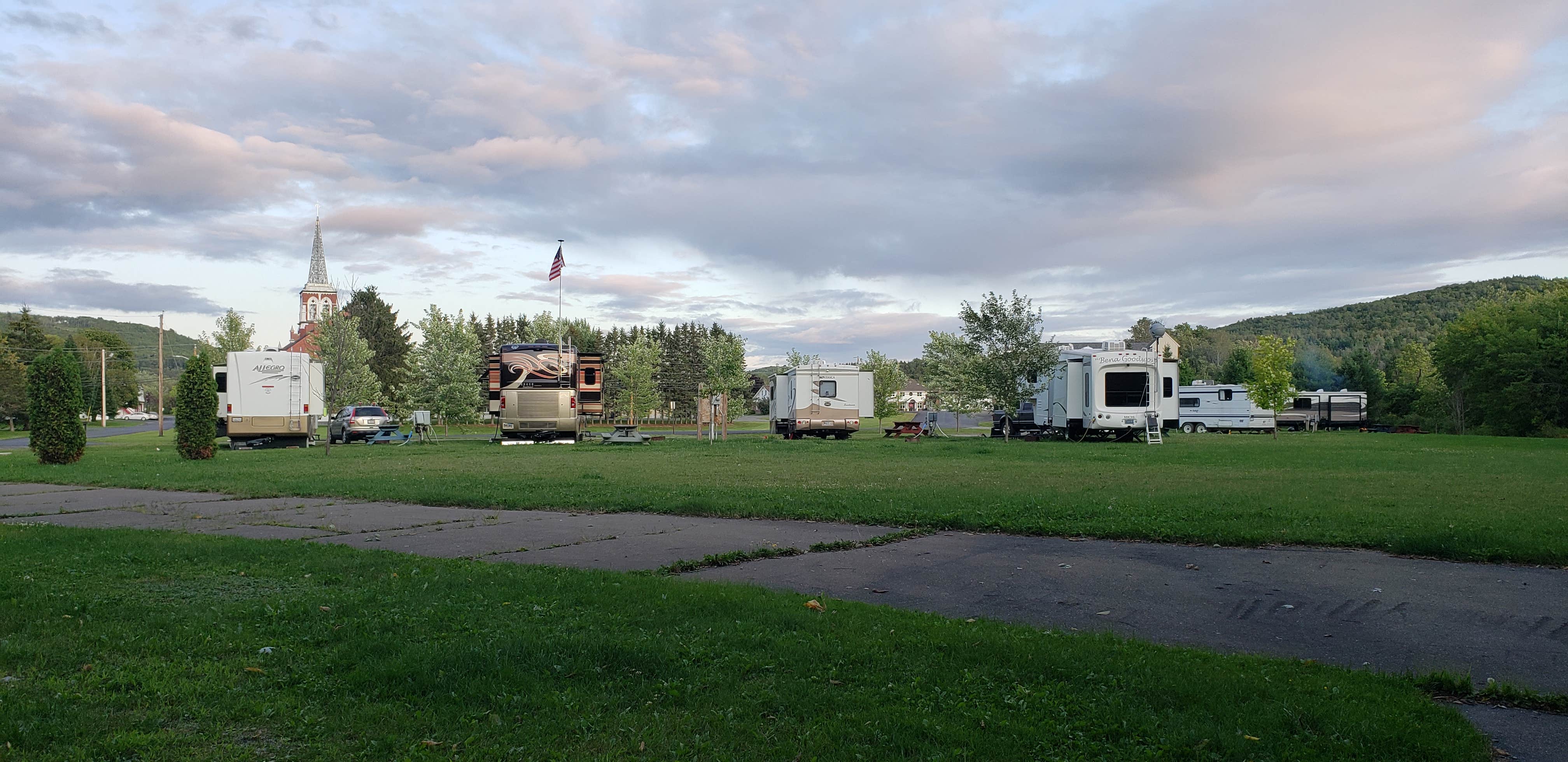 Jean C.'s photo of rv camping at Fort Kent RV Park at Riverside Park near Limestone, ME