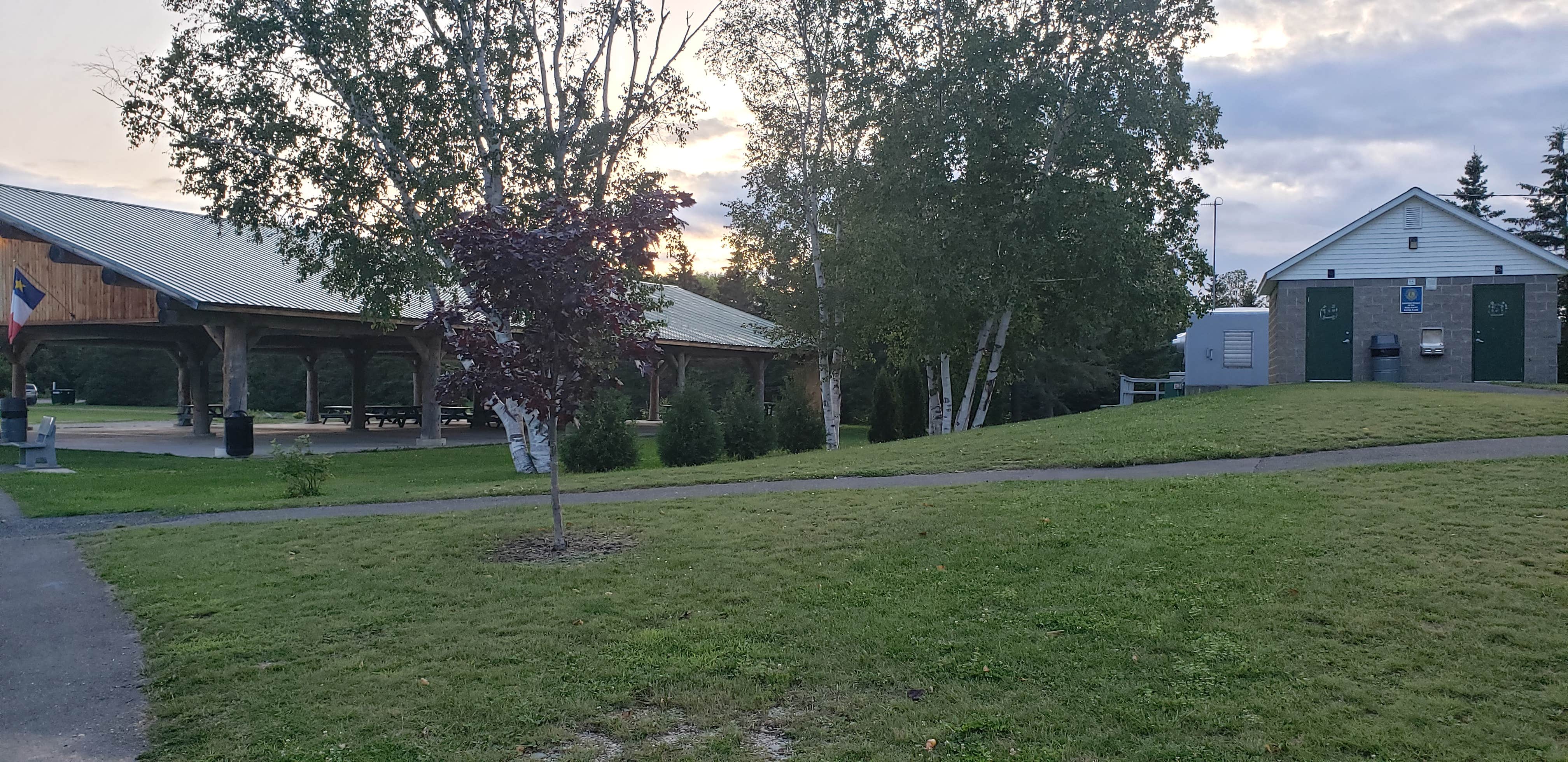 Camper-submitted photo at Fort Kent RV Park at Riverside Park near Limestone, ME