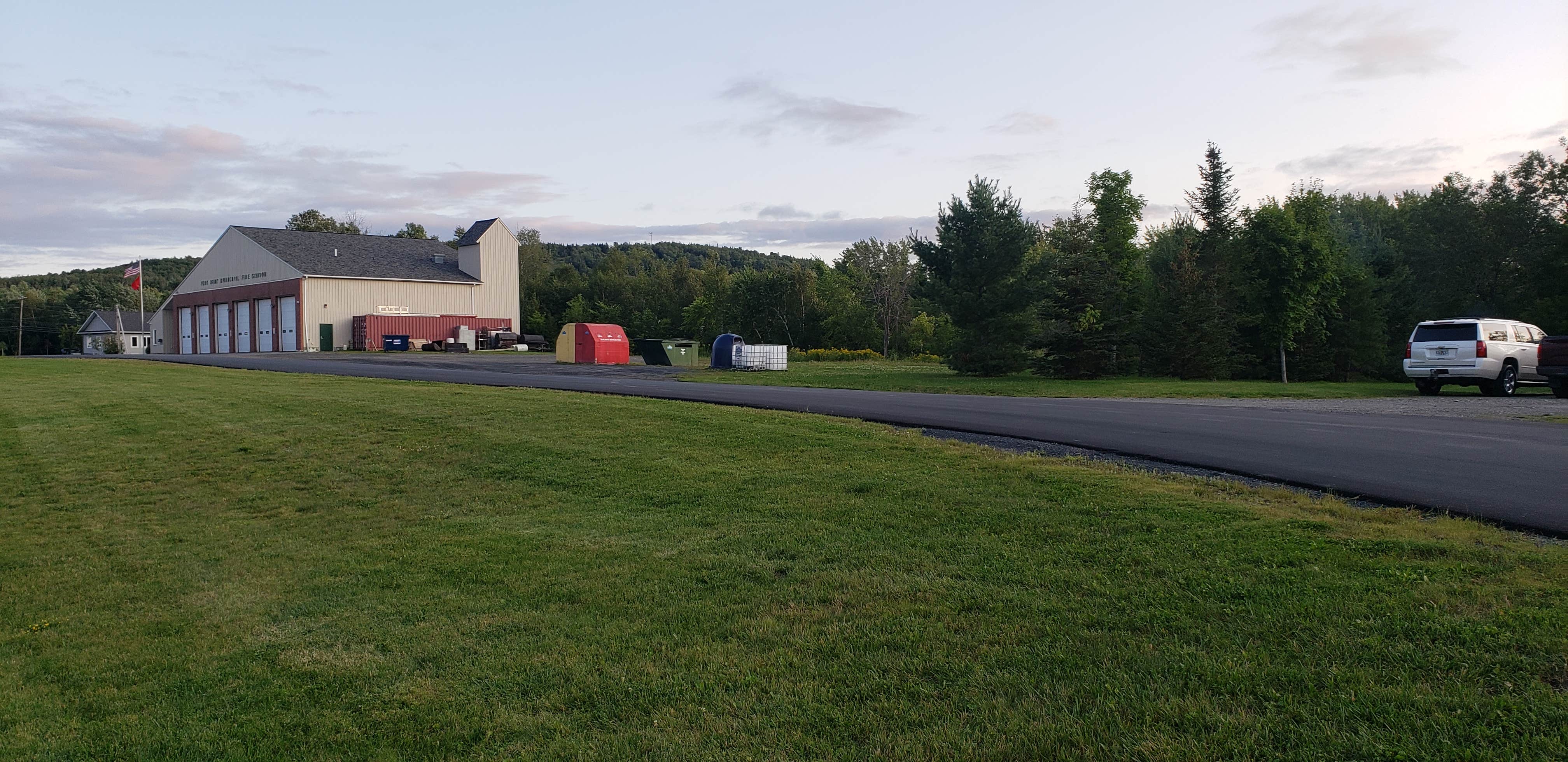 Camper-submitted photo at Fort Kent RV Park at Riverside Park near Limestone, ME