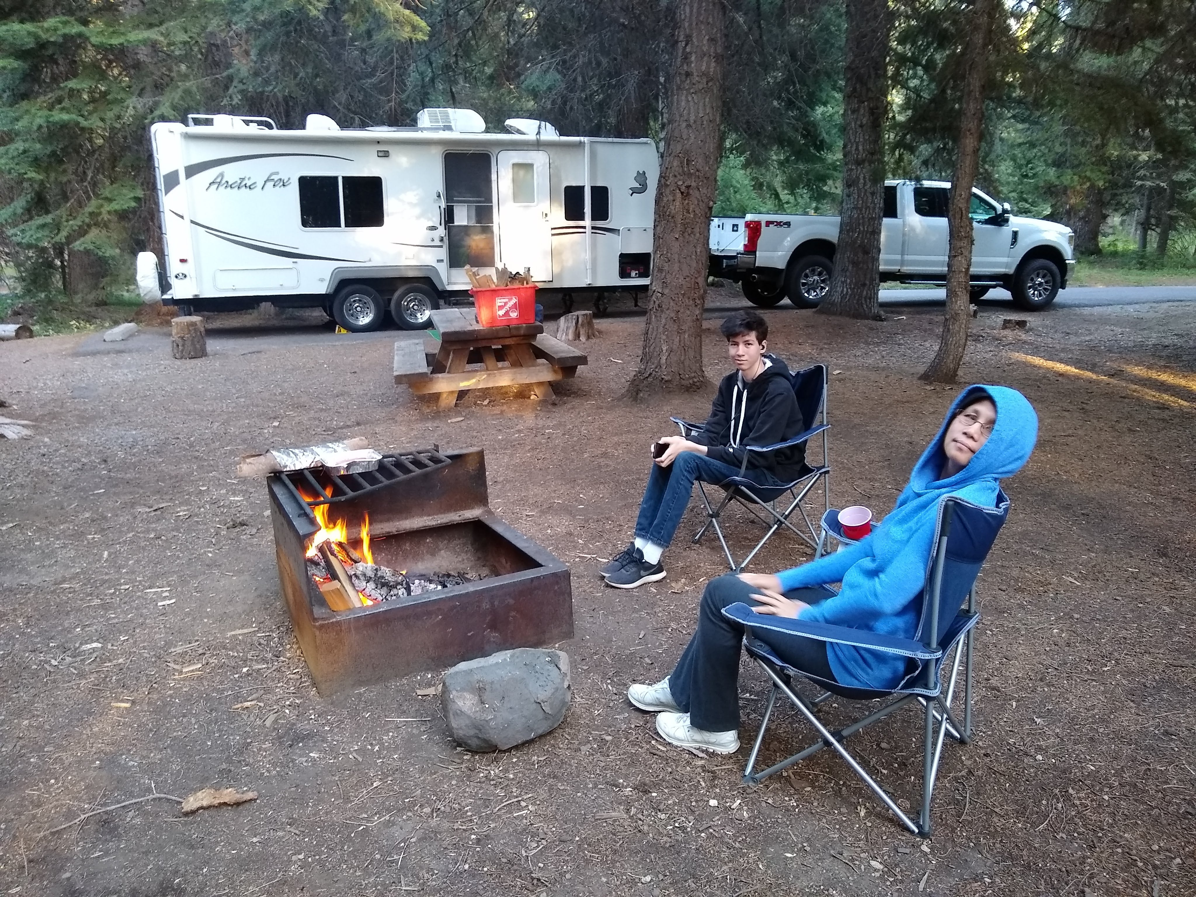 Our spacious campsite A5