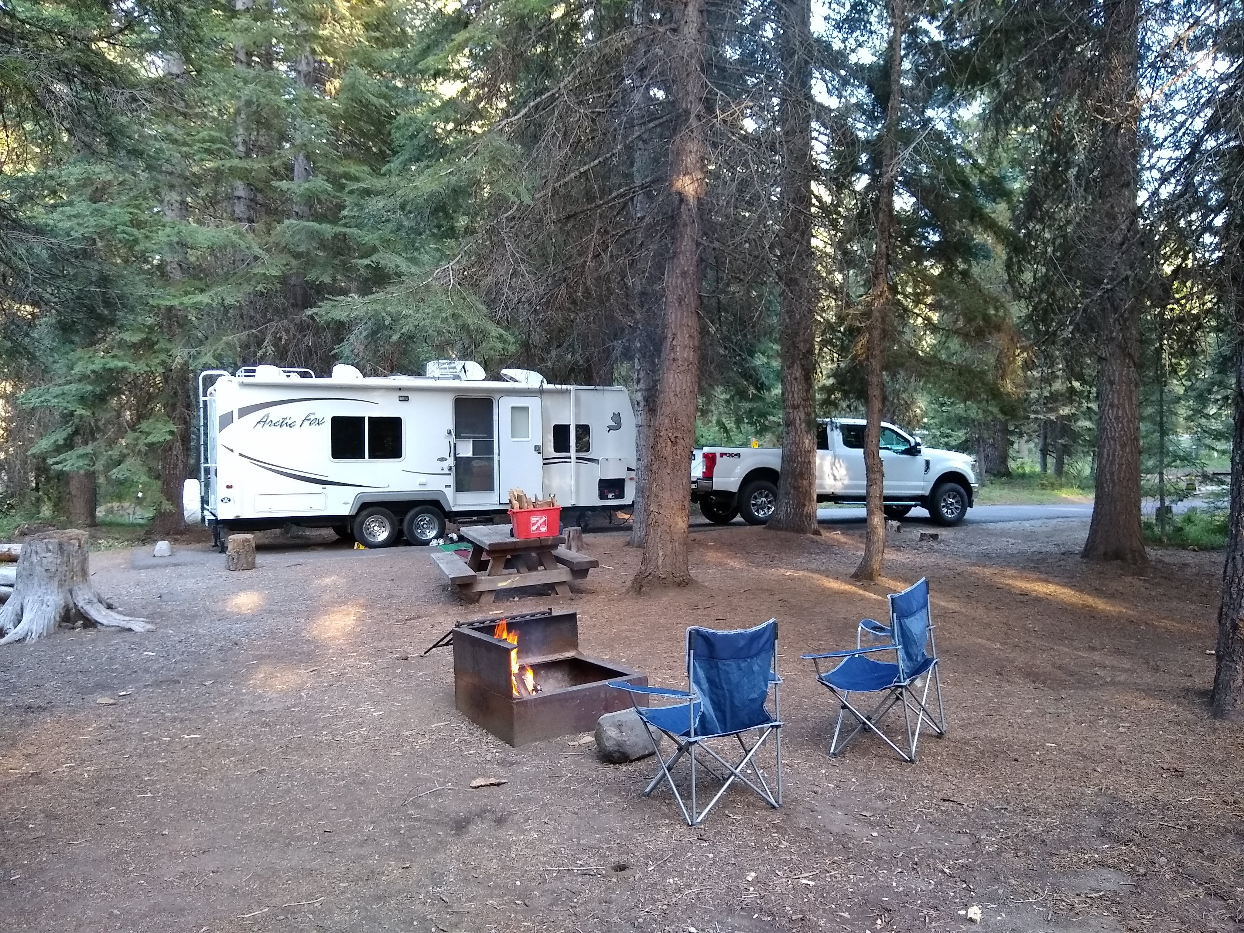 Our spacious campsite A5