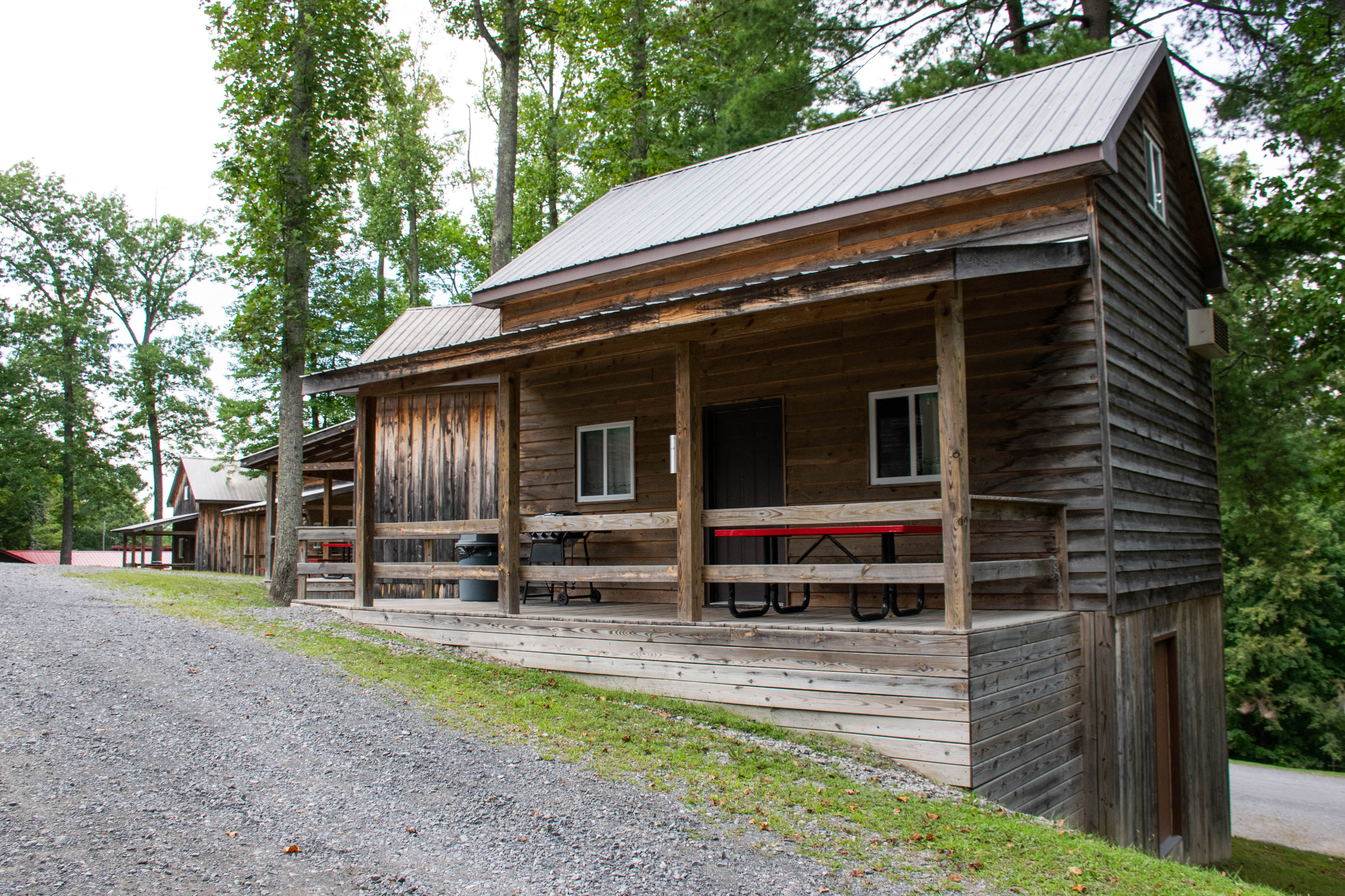 Jennifer B.'s photo of a cabin at River Expeditions Campsites near Bluestone Lake