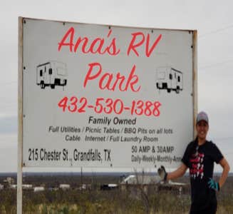 Camper-submitted photo from Ana's RV Park 