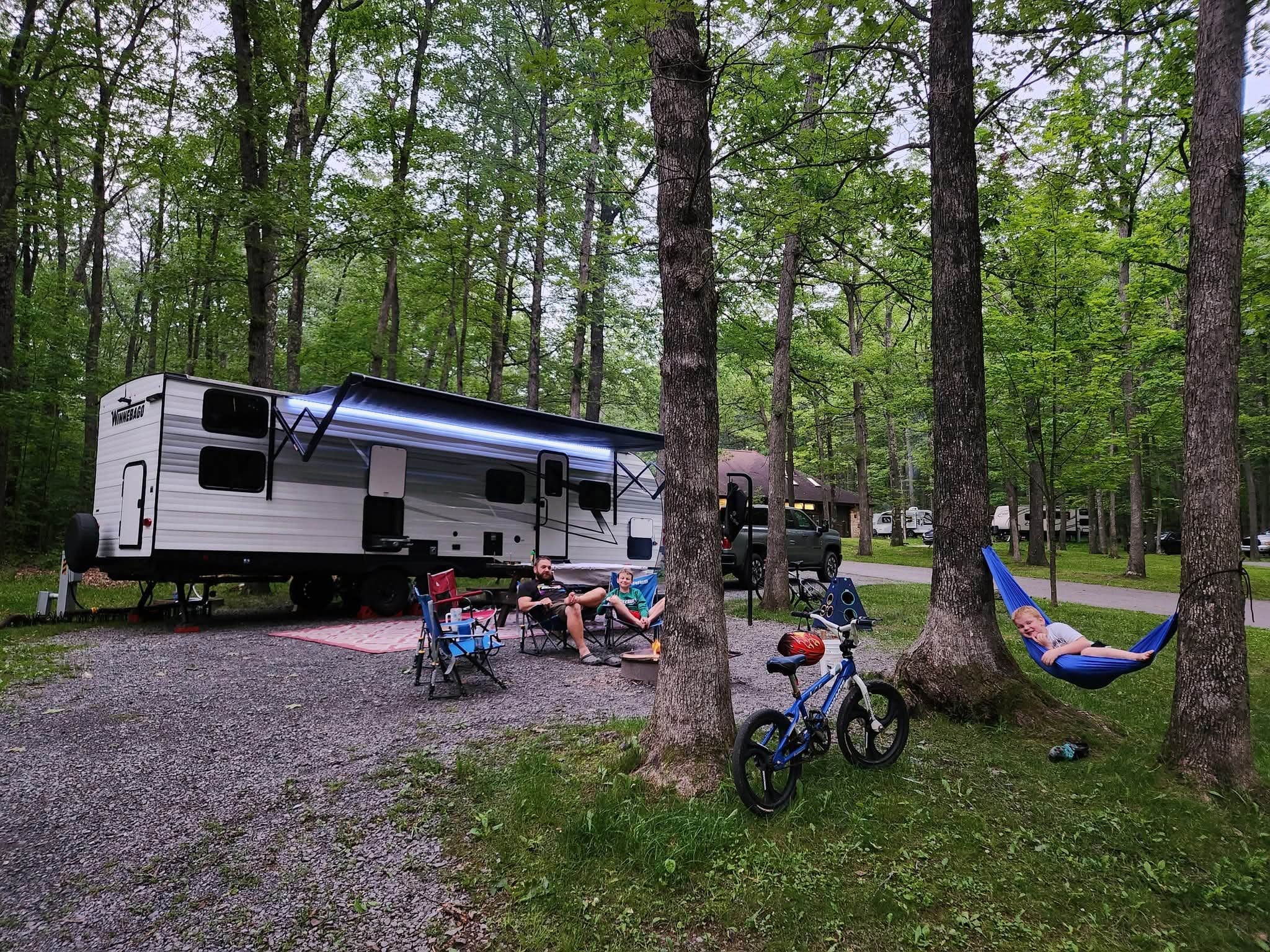 Graham S.'s photo of rv camping at Black Moshannon State Park Campground near Weedville, PA