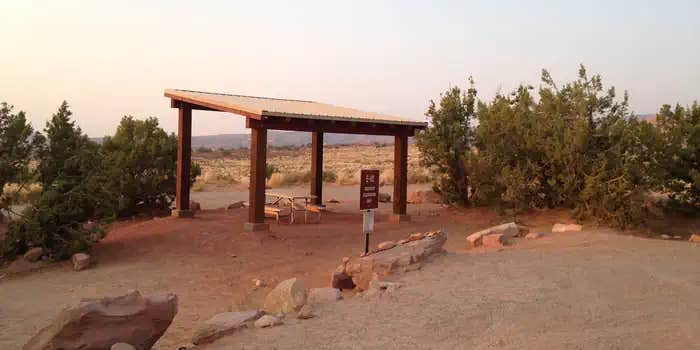 Camper submitted image from Sand Flats Recreation Area Group Campsites