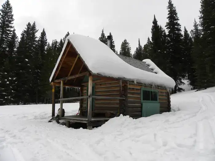 Camping near Cabin Creek: Beaver Creek Cabin, West Yellowstone, Montana