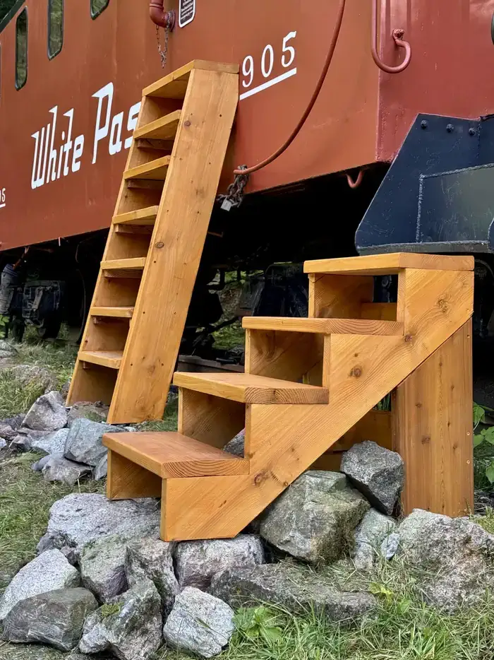 Camper-submitted photo at Denver Caboose Cabin near Skagway, AK