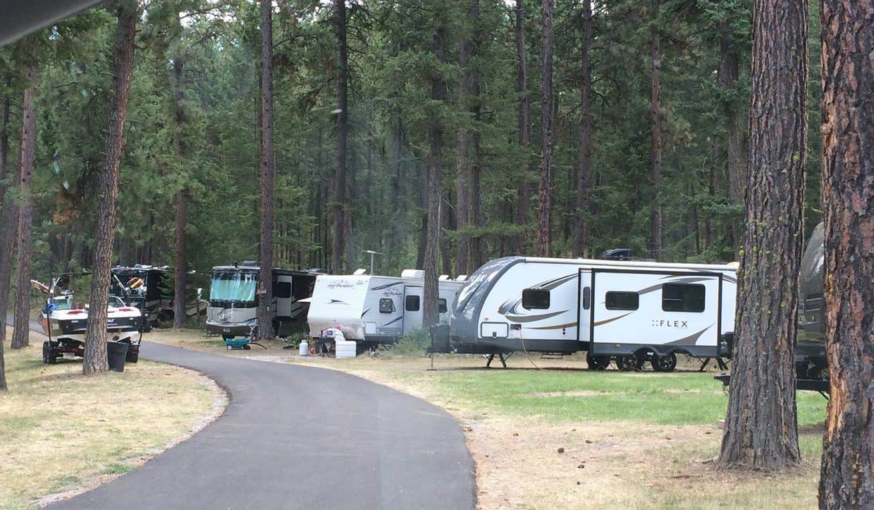 Brett T.'s photo of rv camping at Rollins RV Park near Lolo National Forest