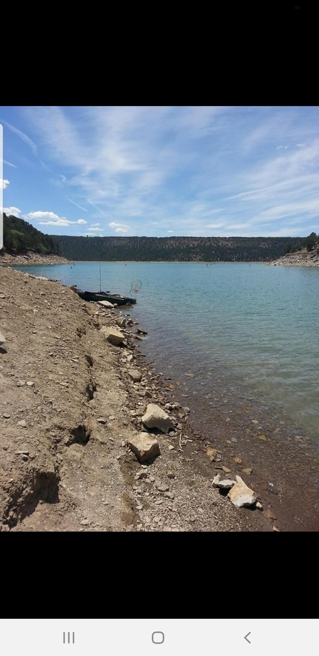 Day fishing  reservoir-a short drive to it from campground