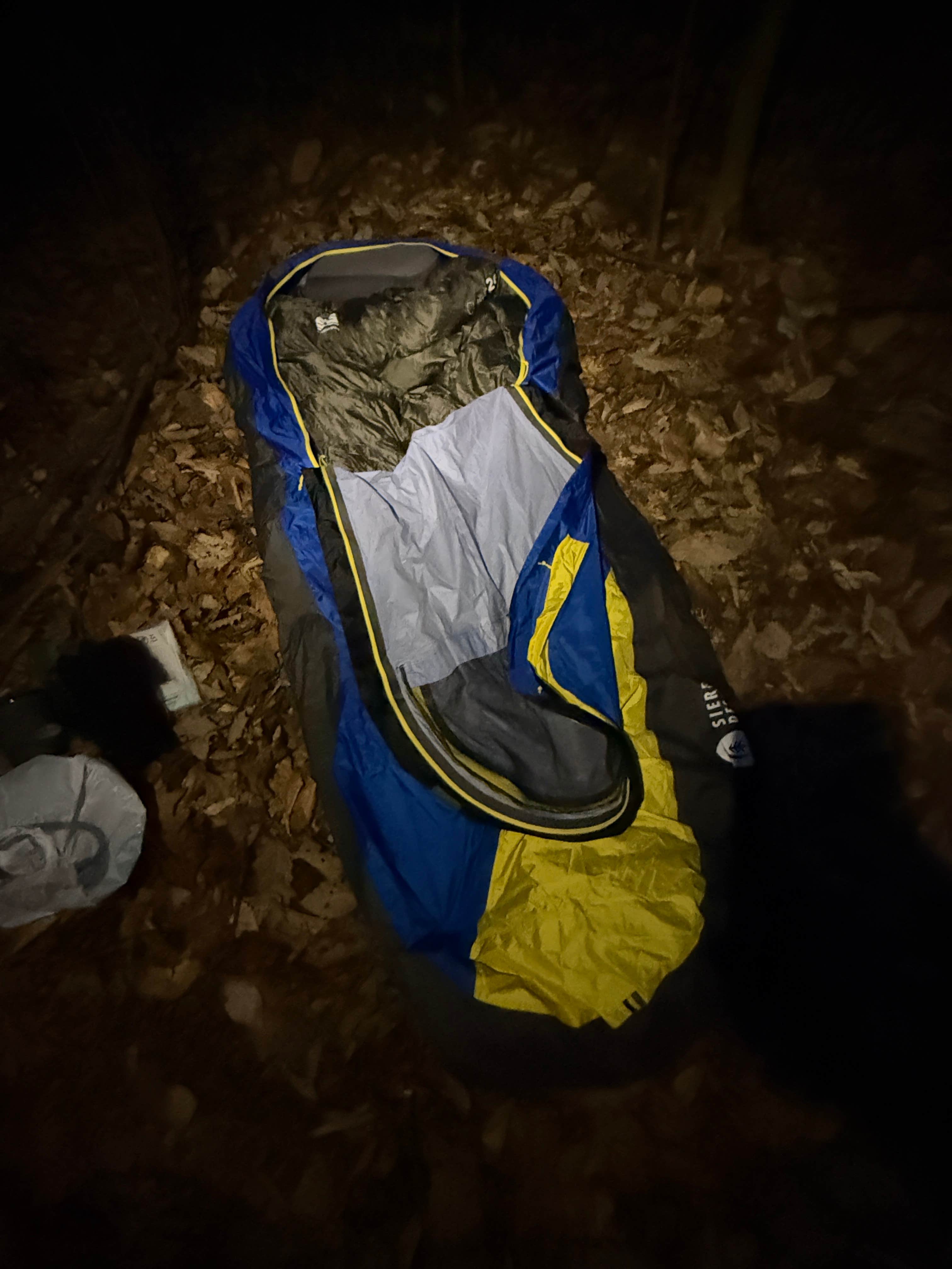 andrew W.'s photo of tent camping at Crampton Gap Shelter Parking Lot - on the AT near Rippon, WV