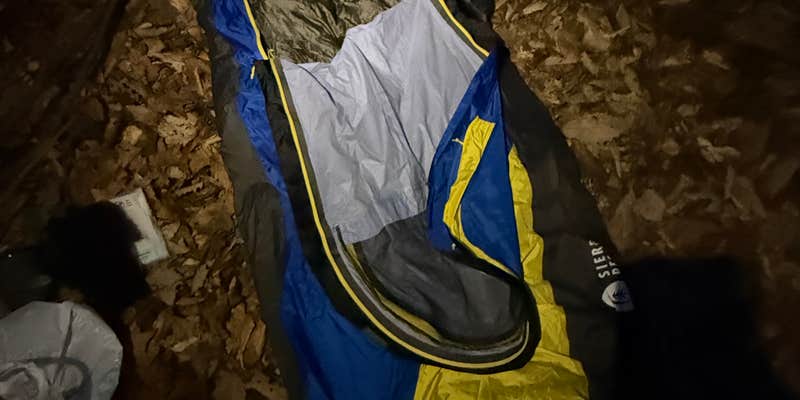 Camper submitted image from Crampton Gap Shelter Parking Lot - on the AT