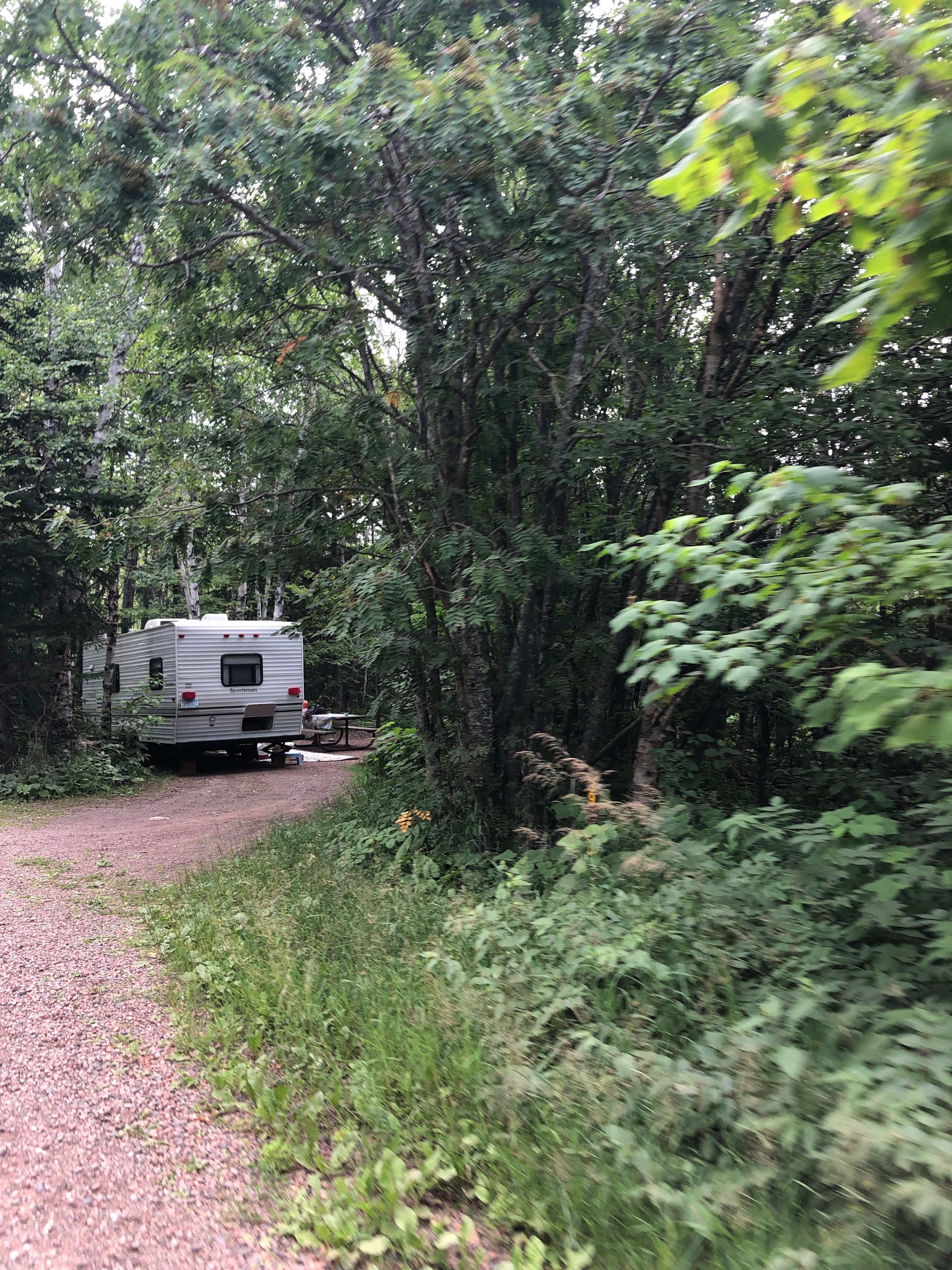 Allison  K.'s photo of rv camping at Cascade River State Park Campground near Beaver Bay, MN
