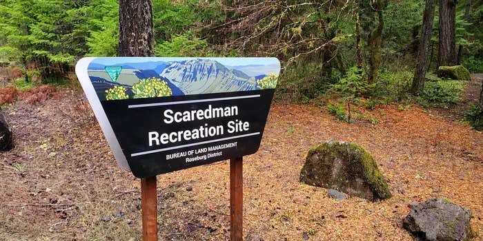 Camper submitted image from Scaredman Recreation Site — North Umpqua Wild And Scenic River