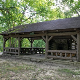 Historic CCC-built picnic shelter