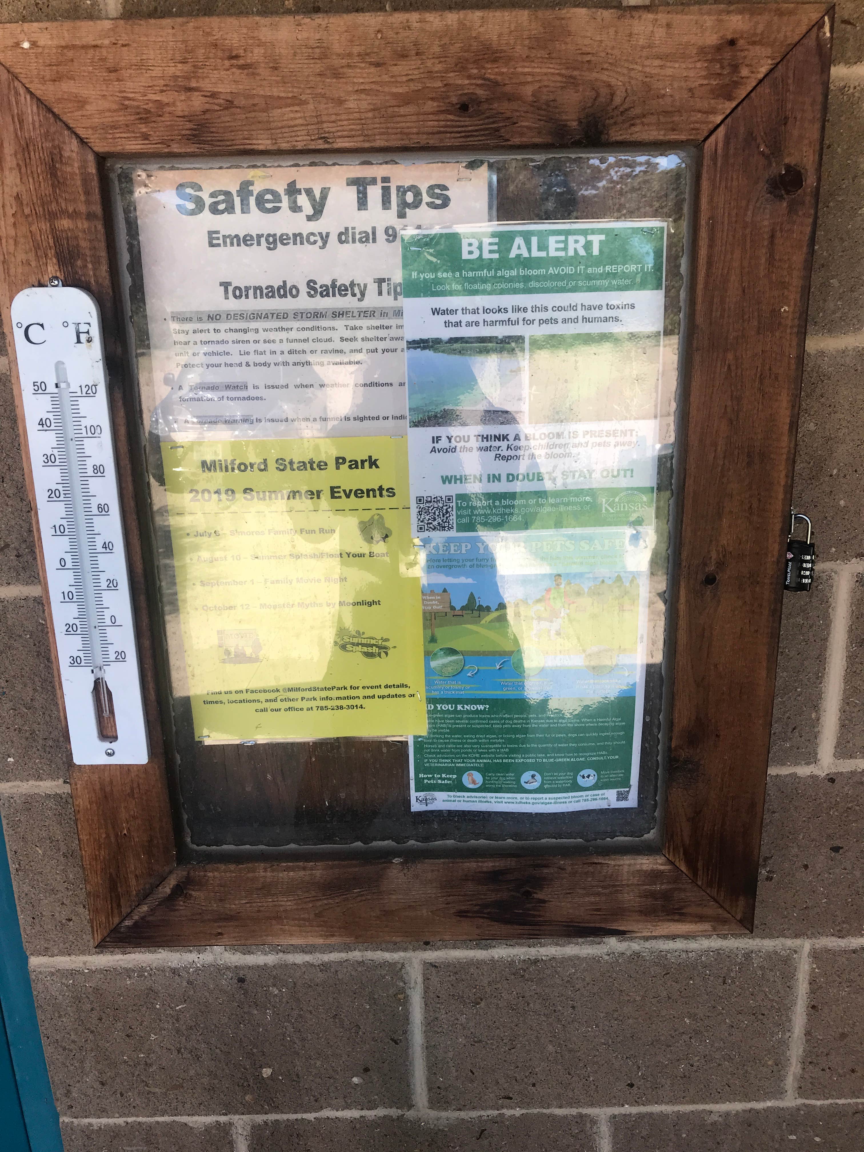 Camper-submitted photo at Cedar Point — Milford State Park near Minneapolis, KS