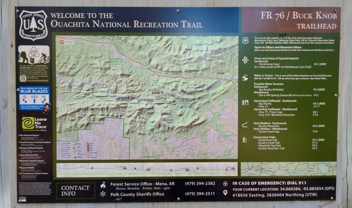 Camper-submitted photo at Blue Knob Road in Ouachita National Forest near Oden, AR