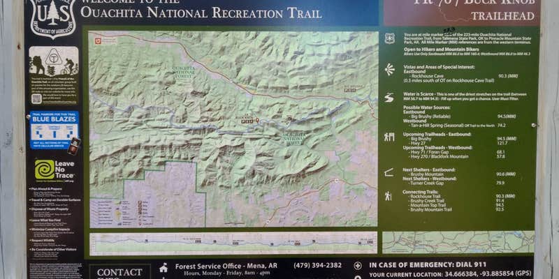 Camper submitted image from Blue Knob Road in Ouachita National Forest