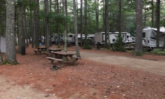 Camping near Freeport / Durham KOA: Poland Spring Campground, West Poland, Maine