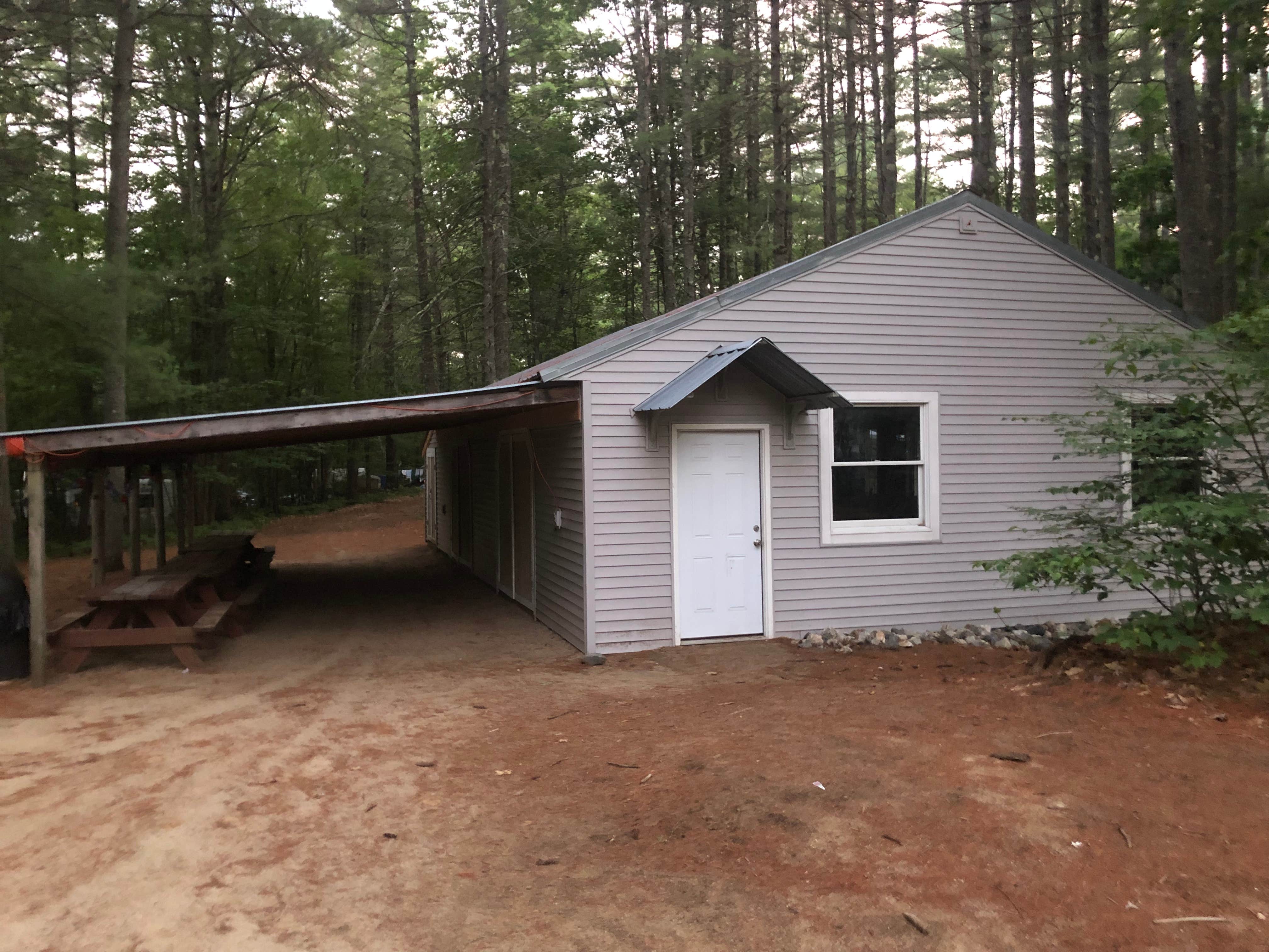 Angela M.'s photo of a cabin at Poland Spring Campground near Bath, ME