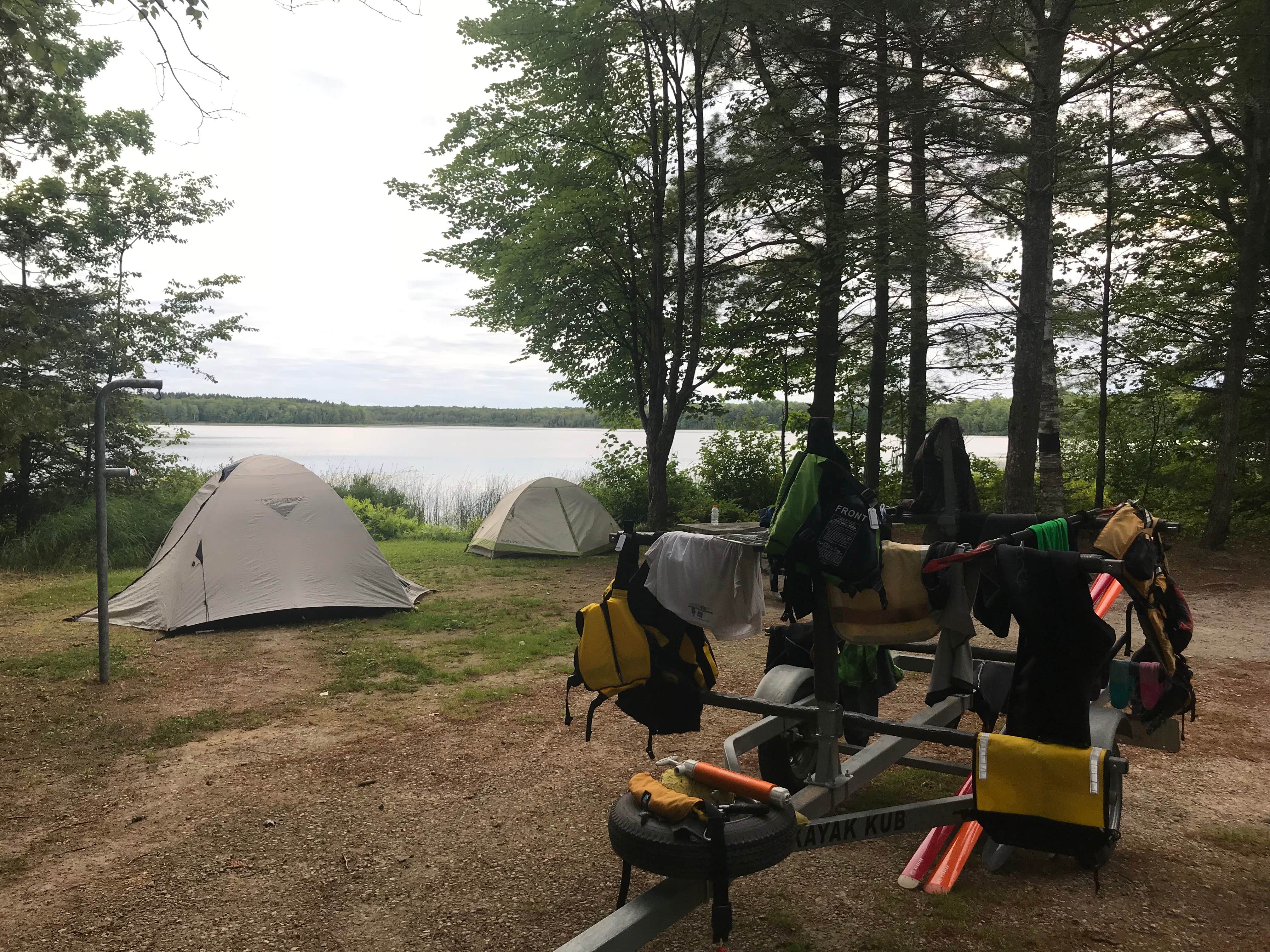 Camper submitted image from Brevoort Lake Campground - 2