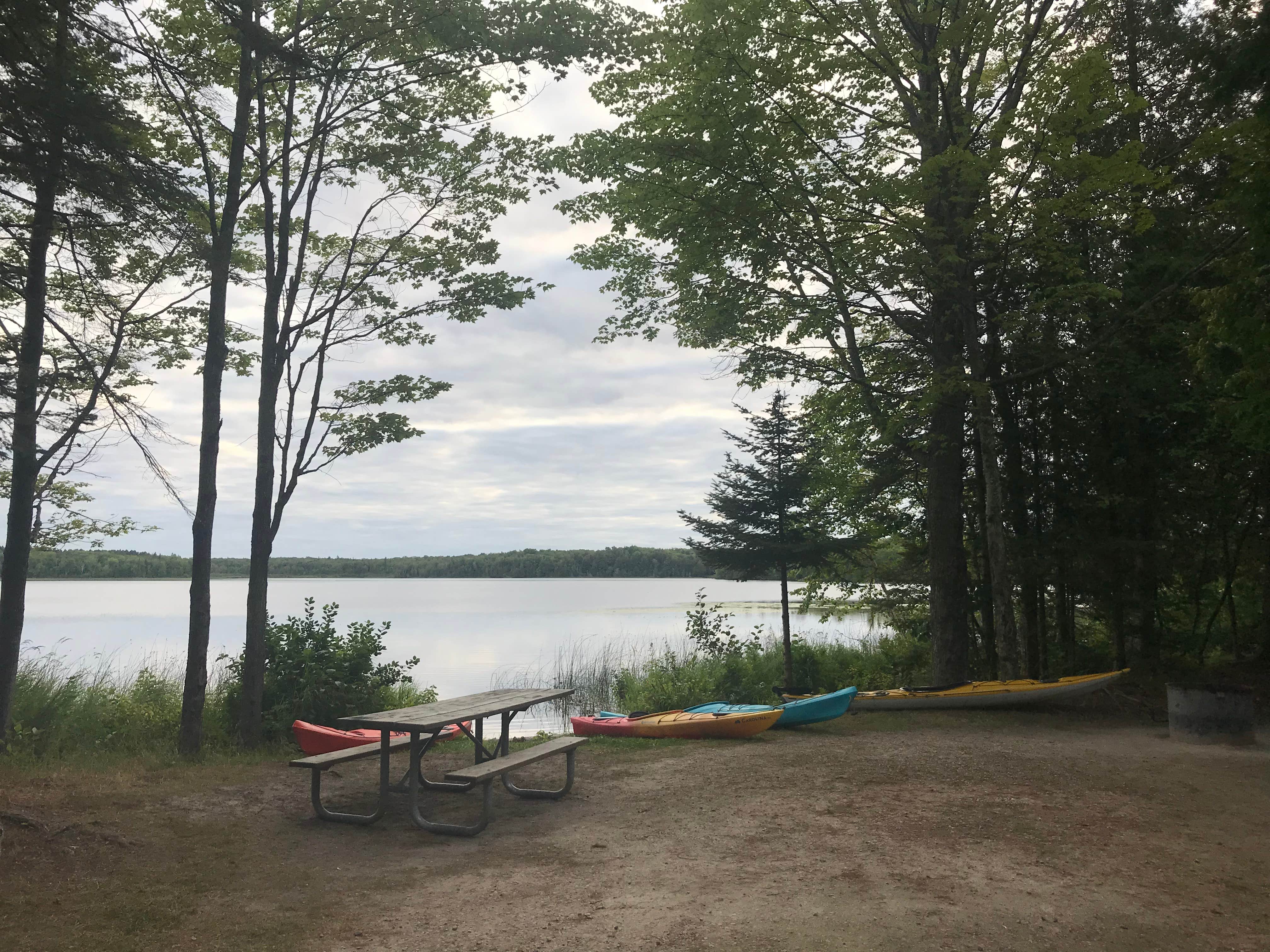 Camper-submitted photo at Brevoort Lake Campground near St. Ignace, MI