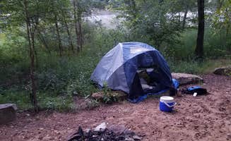 Thomas M.'s photo of tent camping at Stone Cliff Campground — New River Gorge National Park and Preserve near George Washington & Jefferson National Forest