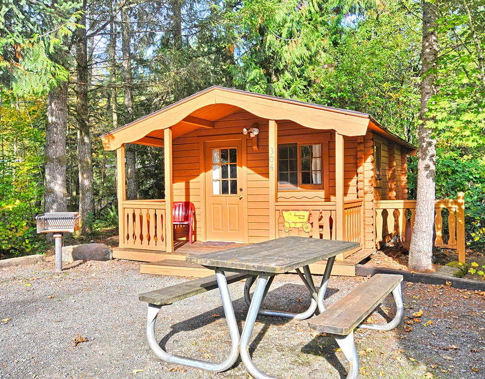 The Dyrt's photo of a cabin at Mt Hood Village Resort near Bingen, WA