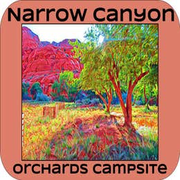 Narrow Canyon Orchards Campsite