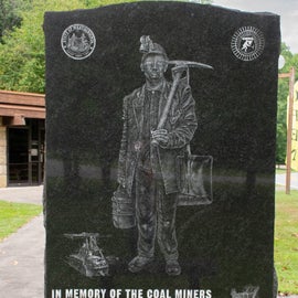 Coal miner memorial
