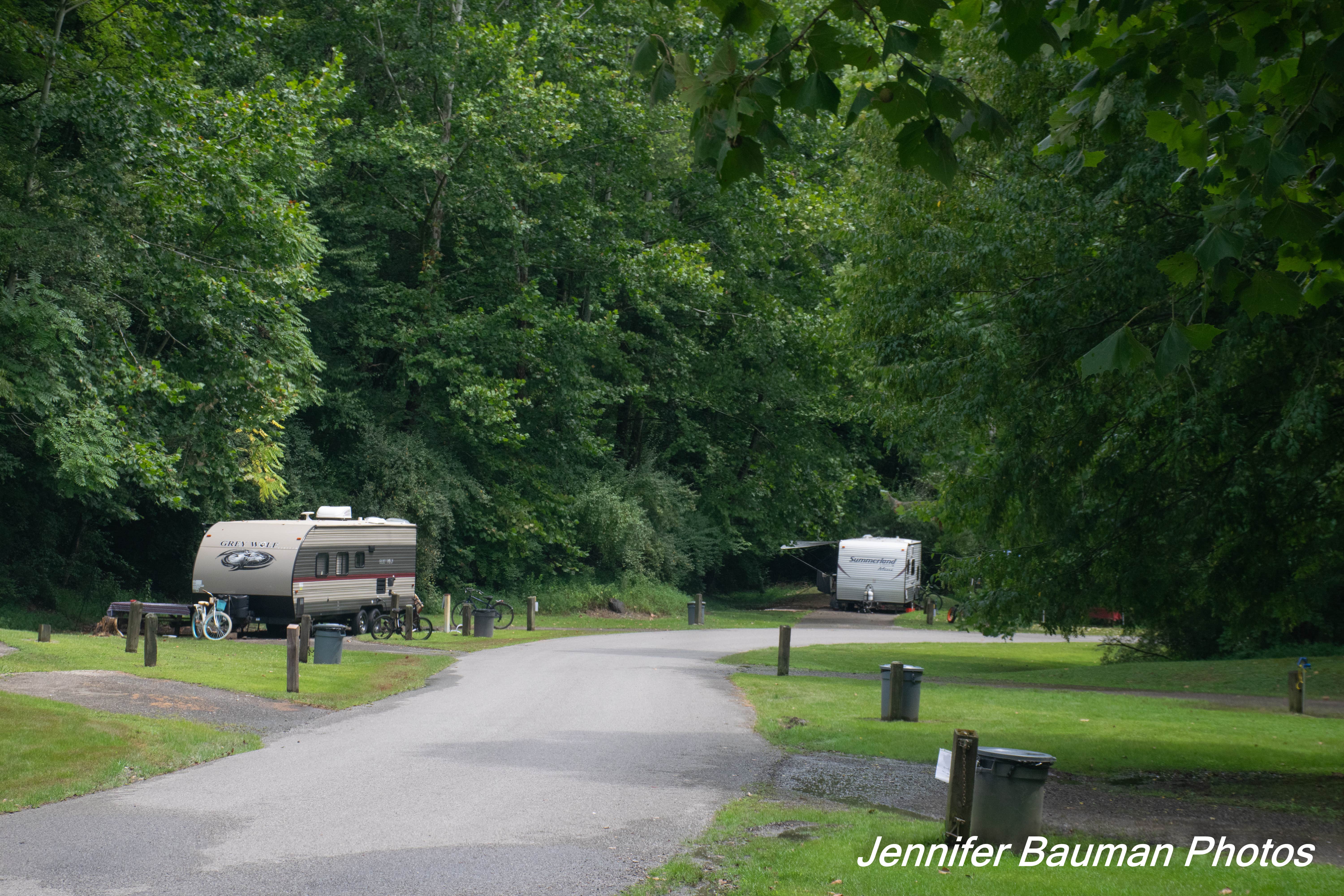 Jennifer B.'s photo of rv camping at Chief Logan State Park Campground near Blue River, KY