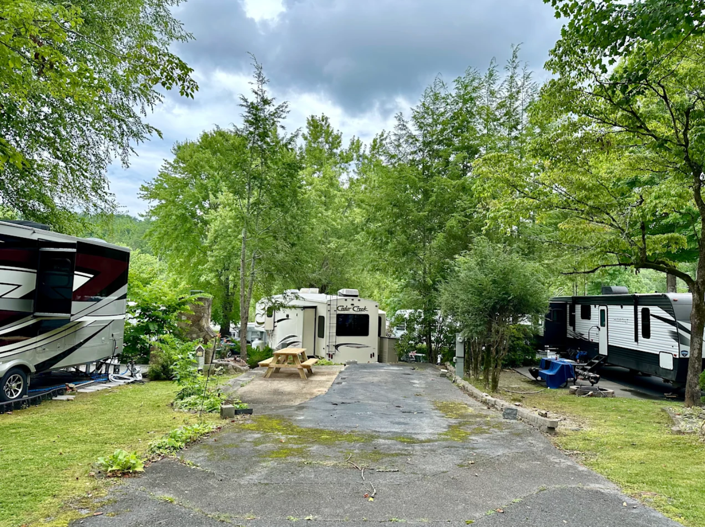 Robert C.'s photo of rv camping at Crofty Bear - RV Lot/Campsite near Del Rio, TN