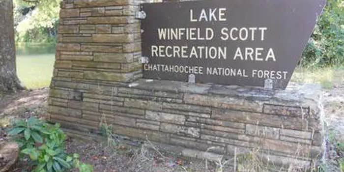 Camper submitted image from Lake Winfield Scott Campground