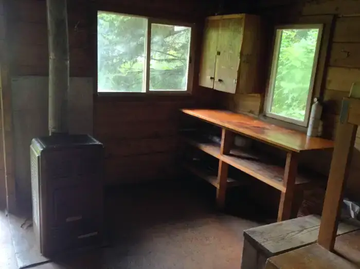 Camping near Sevenfathom Bay Cabin: Plotnikof Lake Cabin, Sitka, Alaska