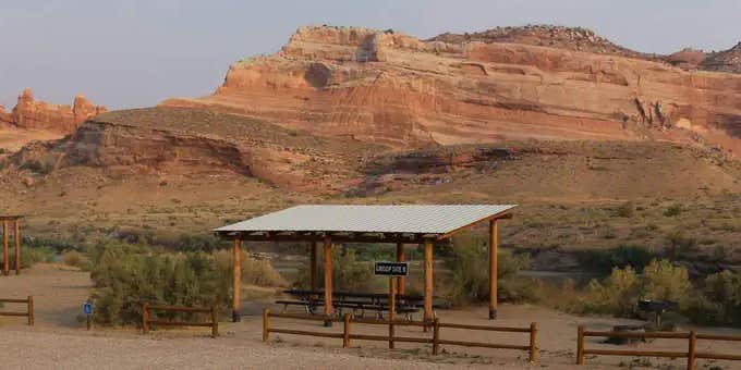 Camper submitted image from Dewey Bridge Group Sites