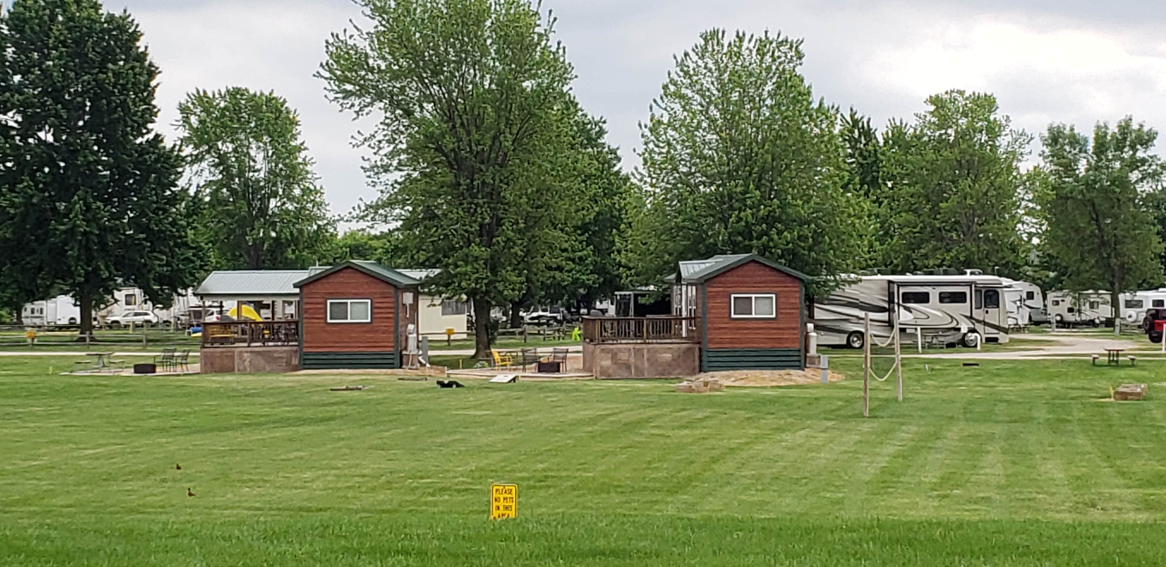 Mary T.'s photo of glamping accommodations at Madison KOA Campground near Milton, WI