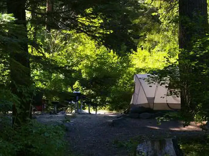 Camper-submitted photo at Swinging Bridge near Garden Valley, ID