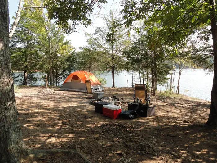 Camper submitted image from Dale Hollow Lake - Primitive Camping — Dale Hollow Lake State Resort Park - 1